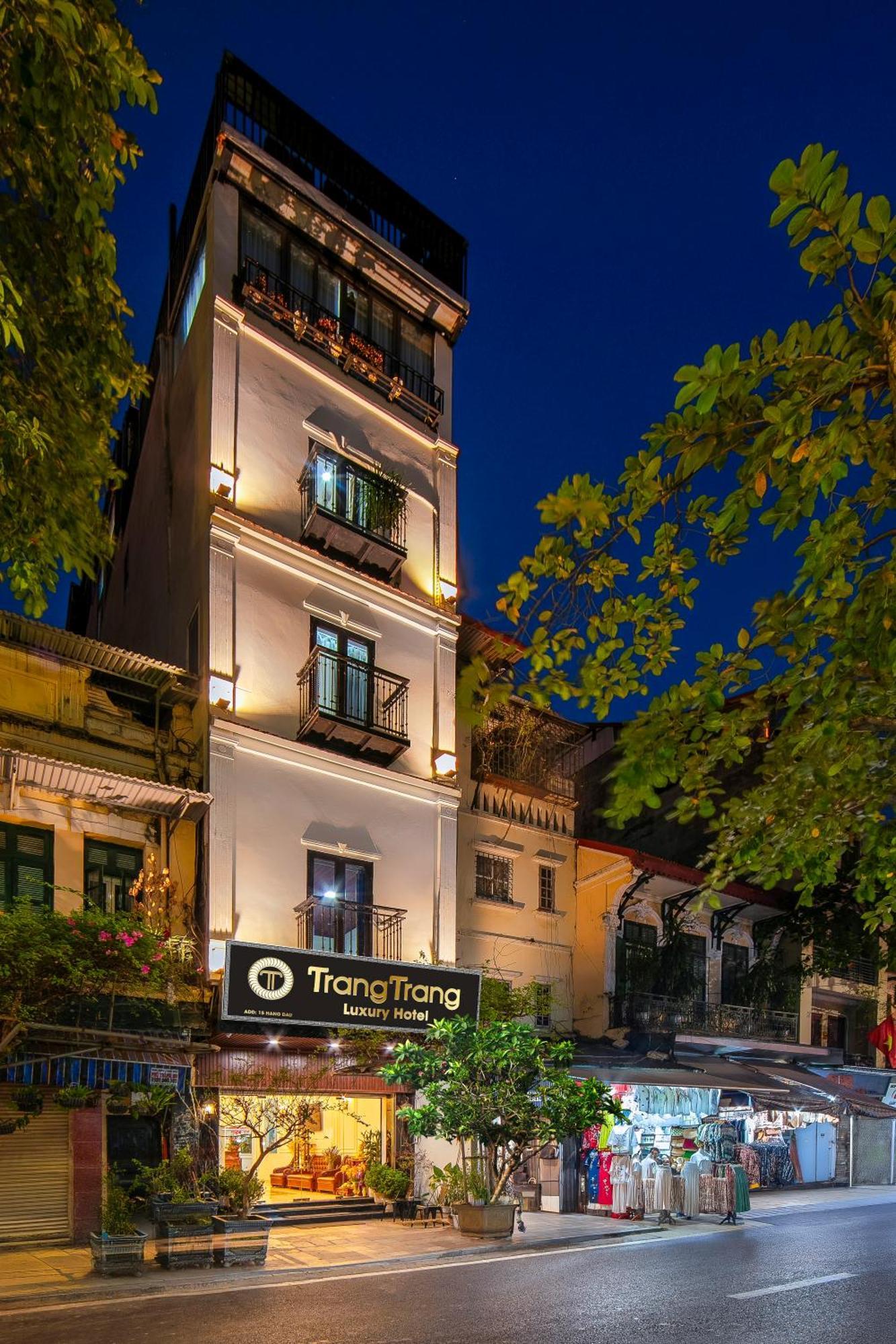 Trangtrang Luxury Hotel Hanói Exterior foto